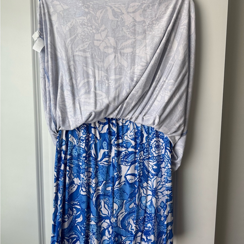 Lilly Pulitzer Blue and White Romper - Picture 3 of 5
